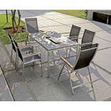 Zebra One Klappsessel 61 x 68 x 112 cm dunkelgrau
