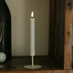 Stabkerzenhalter Kerzenständer Tafelkerzenhalter H: 7cm weiß
