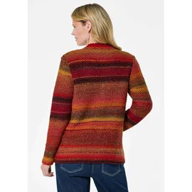 GOLDNER Multicolor Woll-Jacke mit Stehkragen orange/rot 38