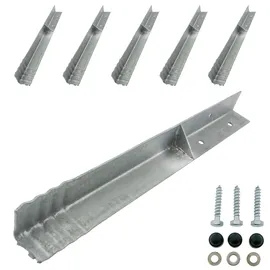 HOQ 6 x Sicherheits-Winkelanker 45x45x500mm Bodenanker Schaukelanker Spielturm Erdanker für Spieltürme, Schaukeln, etc.