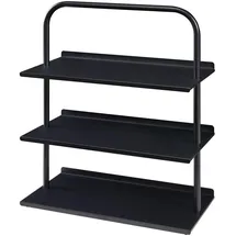 [en.casa] Poytya 60 x 73 x 32 cm für 6 Paare schwarz