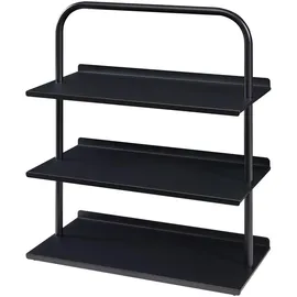 [en.casa] Poytya 60 x 73 x 32 cm für 6 Paare schwarz