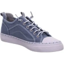 Mustang Damen Schnürschuh Stoffschuh mit Gummisohle rutschfest leicht 1376-308, Größe:38 EU, Farbe:Mehrfarbig - Blau - 38