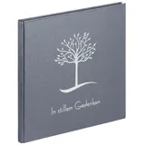 Pagna 30942-10 Gedenkbuch 25x25cm Baum 128S grau