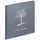 Pagna 30942-10 Gedenkbuch 25x25cm Baum 128S grau