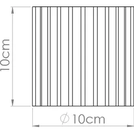Sollux AURA 1 1xGU10 Aluminium apricot
