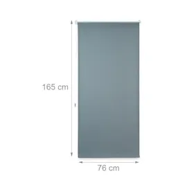 Relaxdays Rollo grau 80,0 x 165,0 cm