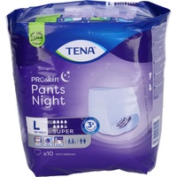 Tena, Inkontinenzhygiene, Pants Night Super L, 10 St (10 x, Large)