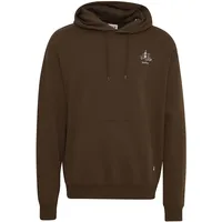 !Solid Hoodie Braun L
