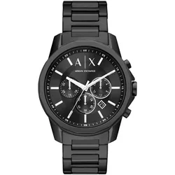 Chronograph ARMANI EXCHANGE "AX1722", schwarz, Armbanduhren, Herren, Quarzuhr, Armbanduhr, Herrenuhr, Stoppfunktion, analog