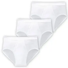 SCHIESSER Slip Basic (3-St) mit Eingriff schlichte Basic-Slips in Top-Markenqualität weiß 6