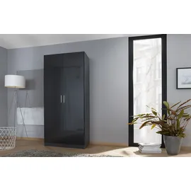 Rauch Drehtürenschrank CELLE 91 x 197 x 54 cm grau