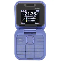 Annadue 2G Senioren Klapptelefon, Klapphandy mit Großen Tasten und HD Kamera für Senioren, Klarer Lauter Ton, 16 GB Speicher, Kleines 2G Handy mit Mehreren Sprachen (Purple)