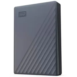 Western Digital WD My Passport WDBRMD0050BGY-WESN - Festplatte, Passwortschutz, Backup-Software, USB 3.2 Gen 1, 3 Jahre Garantie) Siliziumgrau