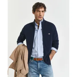 GANT Casual Vollreißverschluss Pullover Evening Blue L