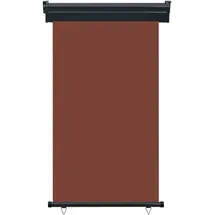 vidaXL Seitenmarkise 100 x 250 cm Braun Polyester