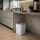 Relaxdays Mülleimer 16 l Creme/Grau