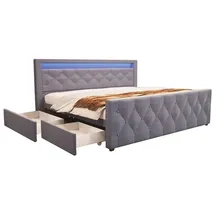 Home Deluxe VELARA 140 x 200 cm Dunkelgrau