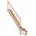 DOLLE Raumspartreppe Lyon 75 cm 286 cm Holz