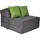 Gästematratze Faltbar 200 X 70 X 15 Cm Mit Kissen