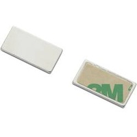 TRU Components N35-451502 1563950 Magnet-Pad N35-451502 Silber (L x B) 20mm x