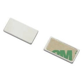 TRU Components N35-451502 1563950 Magnet-Pad N35-451502 Silber (L x B) 20mm x