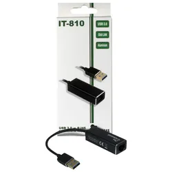 Inter-Tech Argus IT-810 - Netzwerkadapter - USB 3.0 - Gigabit Ethernet