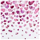 Home fashion Serviette Lovely Hearts 20tlg. Papier Rosa
