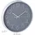 Relaxdays Moderne Wanduhr 30,0 cm 30 grau/weiß