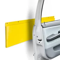 Relaxdays 10017181 Türkantenschutz für Garage und Autotür, Kunststoff, H x B x T: 64 x 17,5 x 2 cm, gelb