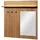 MASSIVMOEBEL24.DE Wandgarderobe Montreux Lux 110 x 17 x 110 cm Braun