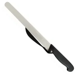 SCHNEIDER Brot- und Aufschnittmesser mit Abstandshalter 260742 , Klingenlänge: 25 cm
