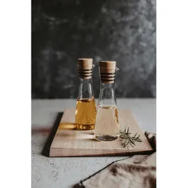 Zack BEVO Essig- und Öl Set 300 ml Glas und Bambus