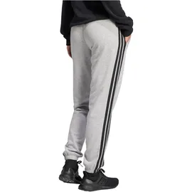adidas Essentials 3-Stripes French Terry Cuffed Jogginghose Medium Grey Heather/Black XXS