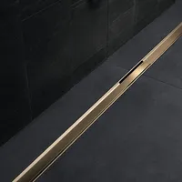 Geberit CleanLine80 Duschrinne, Länge 30-90cm (ablängbar), 154.440.39.1, Farbe: beschichtet / champagner