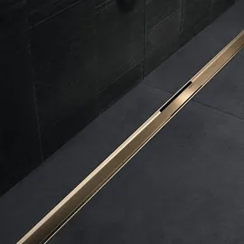 Geberit CleanLine80 Duschrinne, Länge 30-90cm (ablängbar), 154.440.39.1, Farbe: beschichtet / champagner