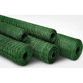 casa pura PVC Maschendrahtzaun Karat 0,5 x 25 m grün