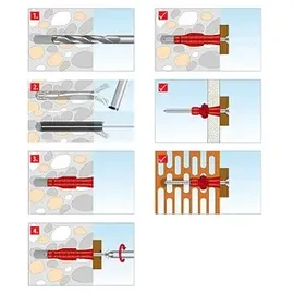 TOX Allzweckdübel Tri 8 x 51 mm 90 Stück