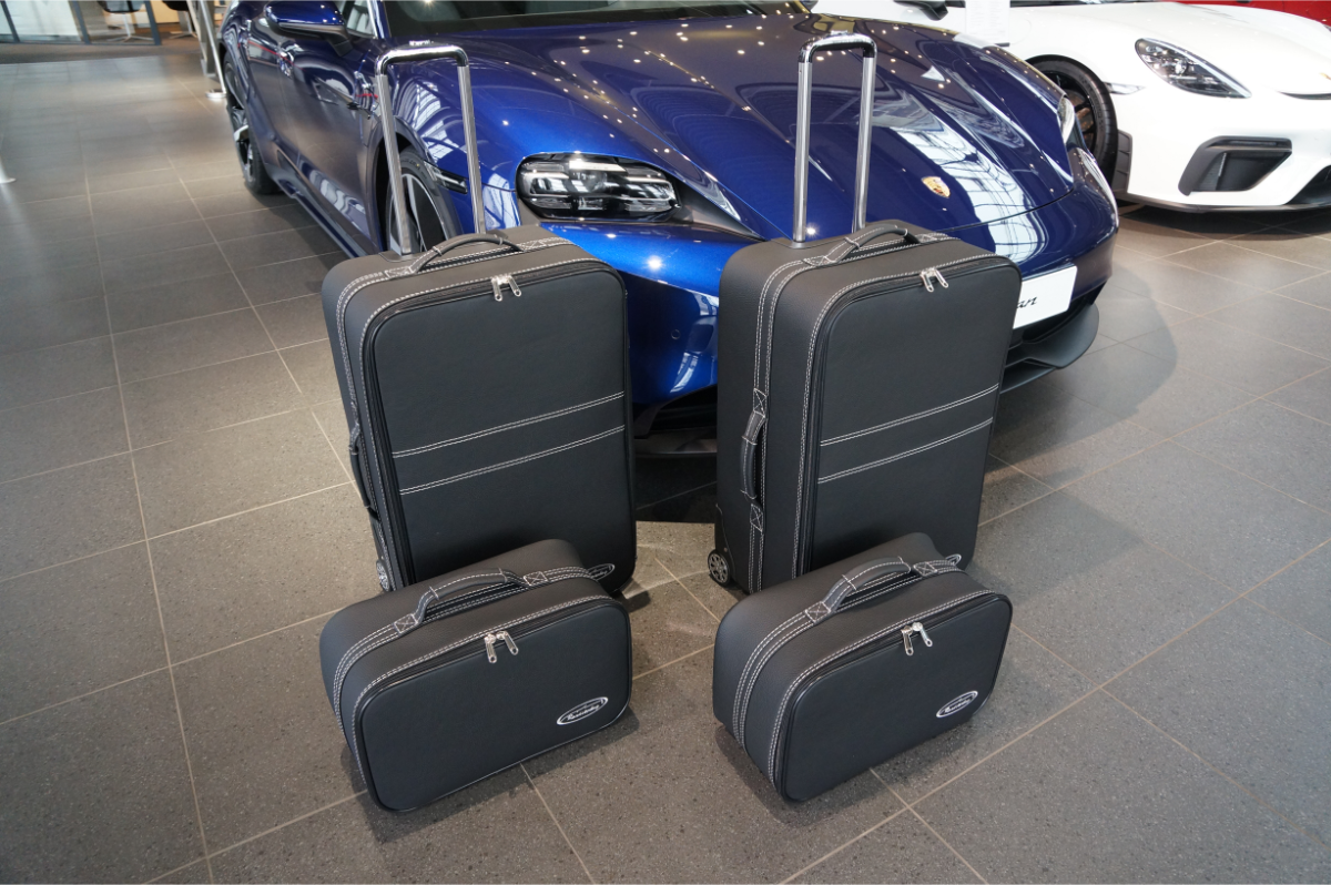 Roadsterbag Kofferset Porsche Taycan back (133B) - Leder / Kunstleder 4-tlg. Koffer24