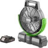 PROCRAFT CF20bb Akku-Ventilator 23,5 cm + 1 x 2,0 Ah