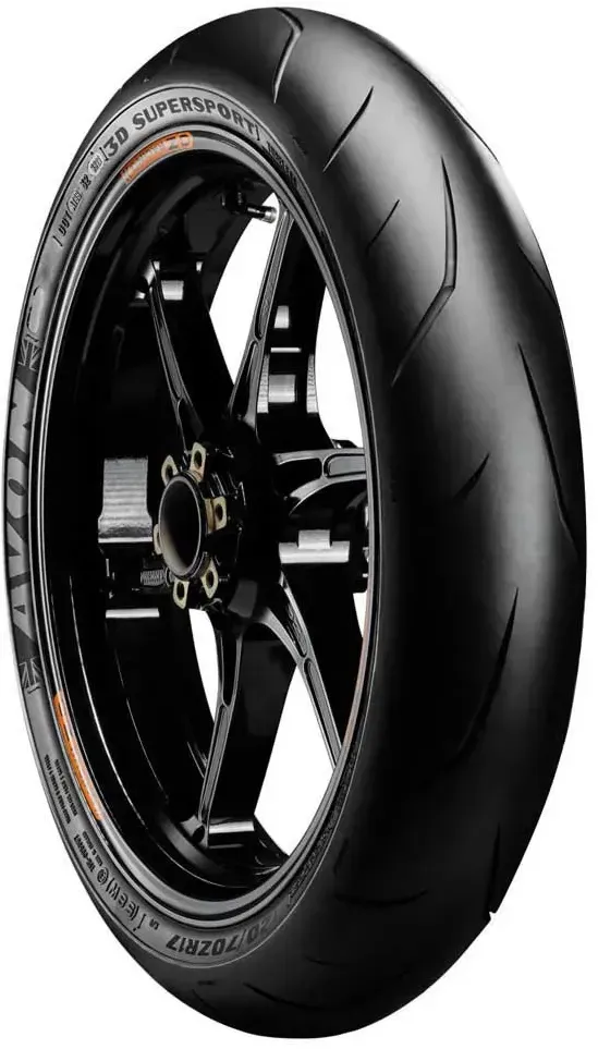 Avon 3d Supersport 58w Sport-touring-vorderreifen - Black - 120 / 70 - ZR17