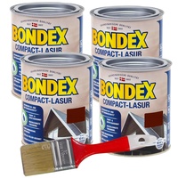 Bondex Compactlasur 2in1 Holzlasur 3L zum sprühen und streichen (rio palisander)