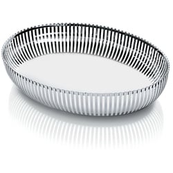 Alessi Korbschale 26 x 20 cm Edelstahl Silber