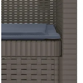 vidaXL 1-Sitzer Sessel 1 x 1 x 1 cm hellgrau