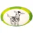 ETC Shop Jugend Wand lampe Kinder Zimmer Motiv Zebra Muster Streifen grün grau im Set inkl. Led Leuchtmittel