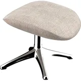 flexlux Hocker Marinella Brescia-Stoff 59 x 41 x 46 cm Beige