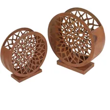 Frank Flechtwaren Windlicht Ornament im 2er Set