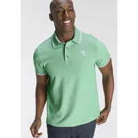 Delmao Poloshirt DELMAO, Herren, Gr. L (52/54), grün, Piquu00e9,