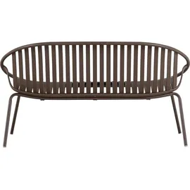 Woood Couch Polyester 2-Sitzer Lila/Braun