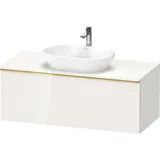 Duravit Waschtischunterschrank wandhängend „D-Neo“ 120 × 45,9 × 55 cm Weiß Hochglanz